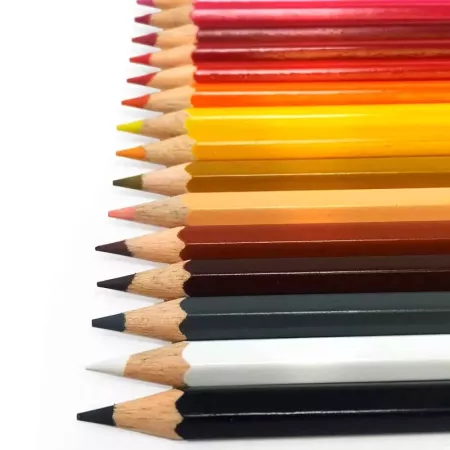 Caja de Lápices de Colores 24 Tonos Vibrantes para Niños