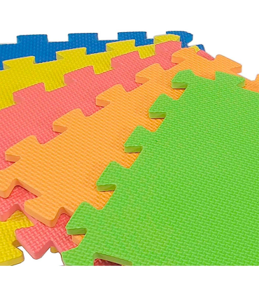 Pack 6 baldosas de goma eva 30 x 30 x 1 cm, color imitación madera.  Esterilla, puzzle para suelo de fitness y gimnasio, alfombri