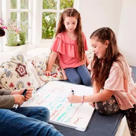 Pack 4 Rotuladores Magnéticos para Pizarra Blanca con Borrador