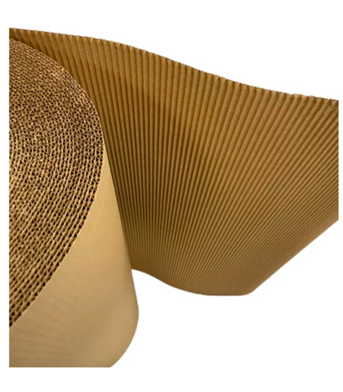 Tradineur - Rollo de cartón ondulado, espesor de 2 mm, flexible