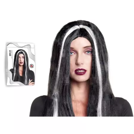 Tradineur - Peluca de bruja - Fabricado en Fibra sintética - Complementos de disfraces para carnaval, halloween u otras celebrac