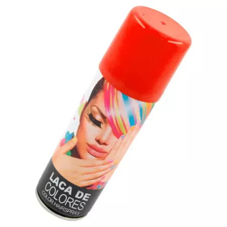 Tradineur - Laca para pelo en spray para halloween - Cantidad: 125 ml - Accesorio para disfraz de carnaval, fiestas, cosplay, cu