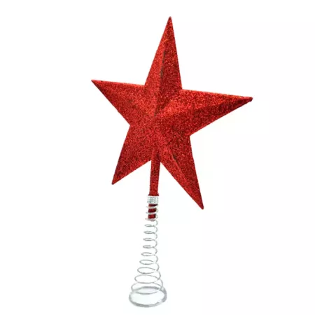 Estrella Roja para Árbol de Navidad 14,5 cm Decorativa
