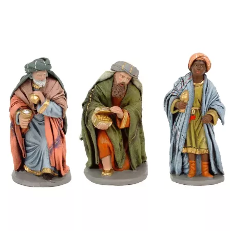 Figura Reyes Magos Marmolina 10x5.5x4 cm - Decoración Navidad