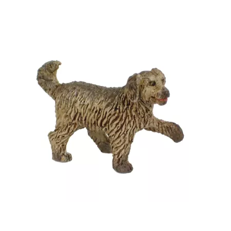 Figura Decorativa Perro Gris para Belén Navidad 3.5 cm