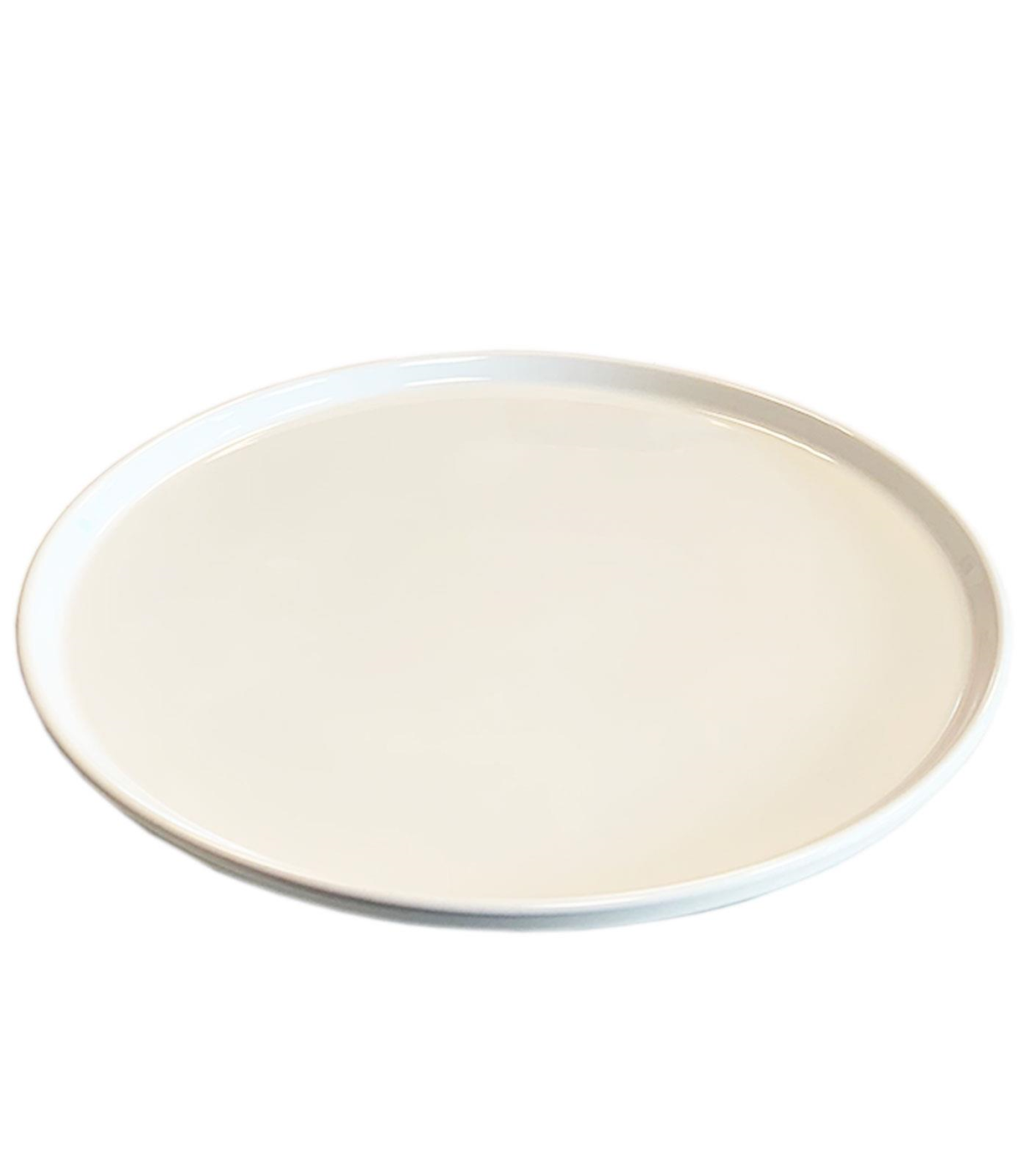 Tradineur - Plato de pizza redondo de cerámica lisa, bandeja para servir  comida, ligero y elegante, Ø33 cm, color aleatorio