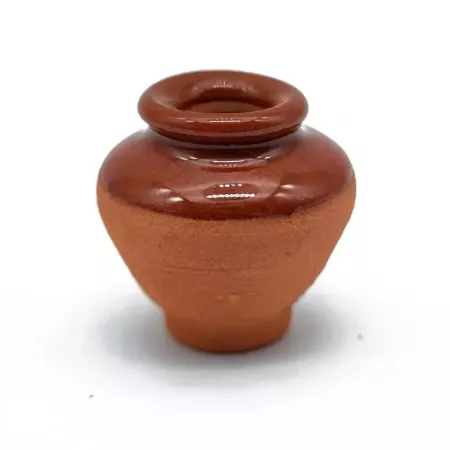 Set 6 Figuras Cerámica Miniatura Hechas a Mano Navidad