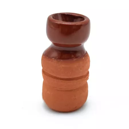 Set 6 Figuras Cerámica Miniatura Hechas a Mano Navidad