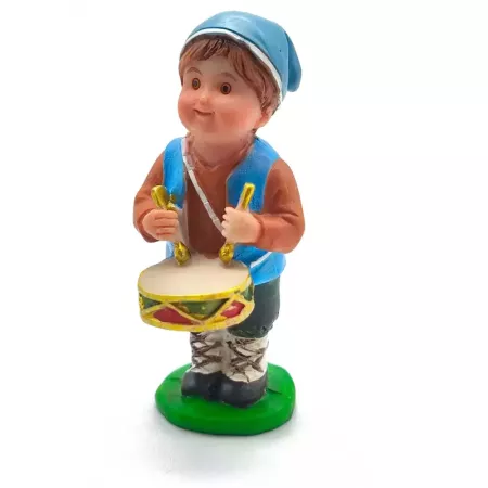 Figura Pastor Tamborilero 7,5 cm - Decoración Navideña