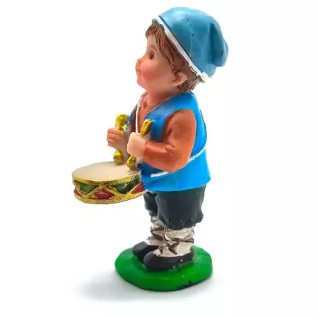 Figura Pastor Tamborilero 7,5 cm - Decoración Navideña