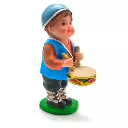 Figura Pastor Tamborilero 7,5 cm - Decoración Navideña