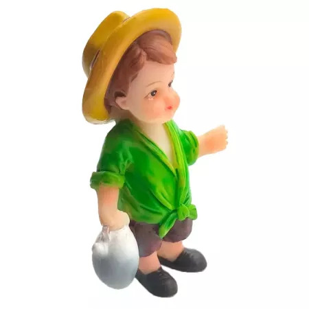Figura Pastor con Jarra para Belén 7x5x3 cm Navideña Figura Pastor con Jarra para Belén 7x5x3 cm Navideña