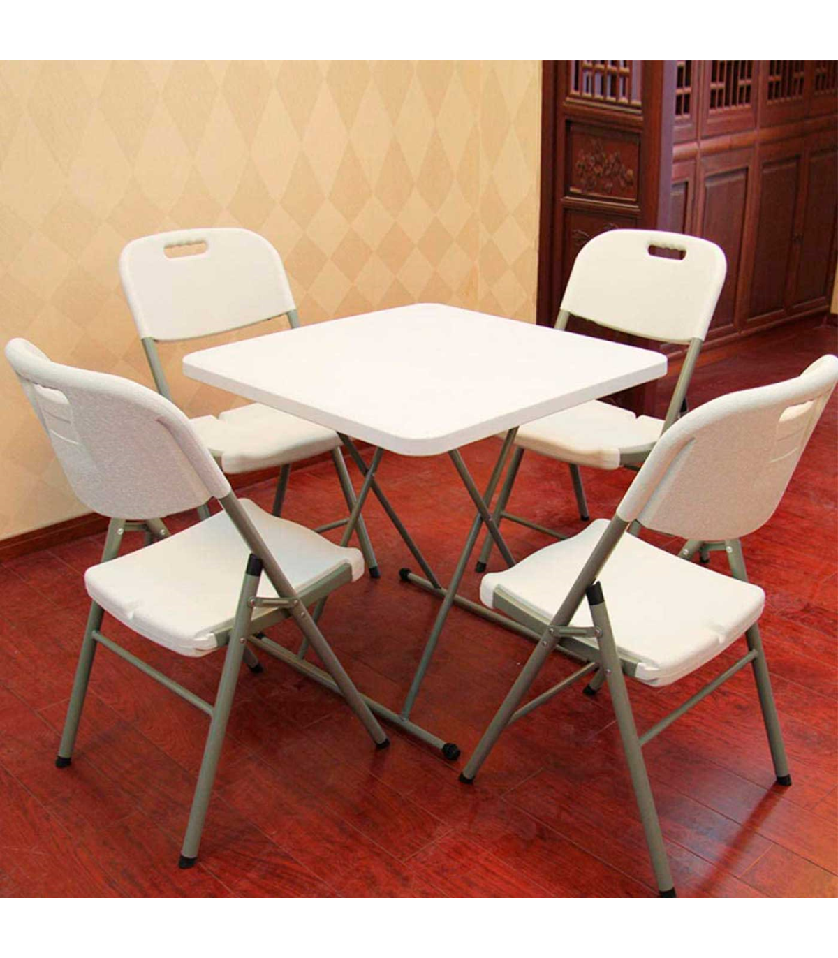 Mesa de Camping Plegable Portátil con portavasos mesas y sillas Juego de  traje - China Silla mesa, silla de Camping mesa