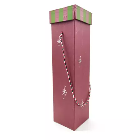 Caja Vino Navidad Roja y Verde | Regalo Especial Resistente Caja Vino Navidad Roja y Verde | Regalo Especial Resistente