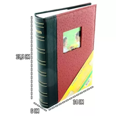 Tradineur - Álbum de foto - Capacidad 200 fotos de 15 x 20 cm - Fabricación en cartón forrado - Ideal para guardar todas tus fot
