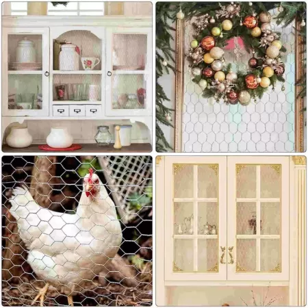 Malla Metálica Galvanizada Hexagonal 1,5x5 m Gris | Vallas jardín