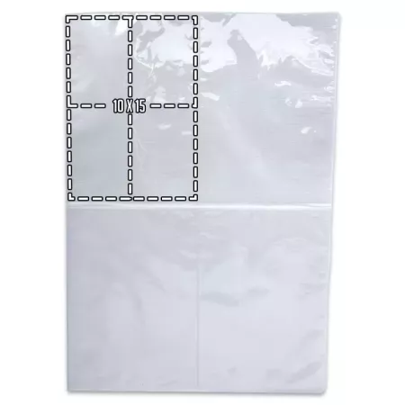 Tradineur - Pack de 20 hojas para álbum fotográfico - Fotografías de 10 x 15 cm - 8 espacios por hoja - Ideal para guardar todas