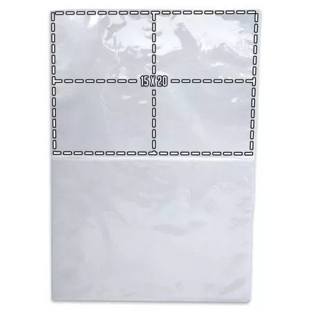 Tradineur - Pack de 10 hojas para álbum fotográfico - Fotografías de 20 x 15 cm - 4 espacios por hoja - Ideal para guardar todas