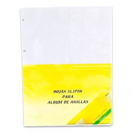 Tradineur - Pack de 10 hojas para álbum fotográfico - Fotografías de 20 x 15 cm - 4 espacios por hoja - Ideal para guardar todas