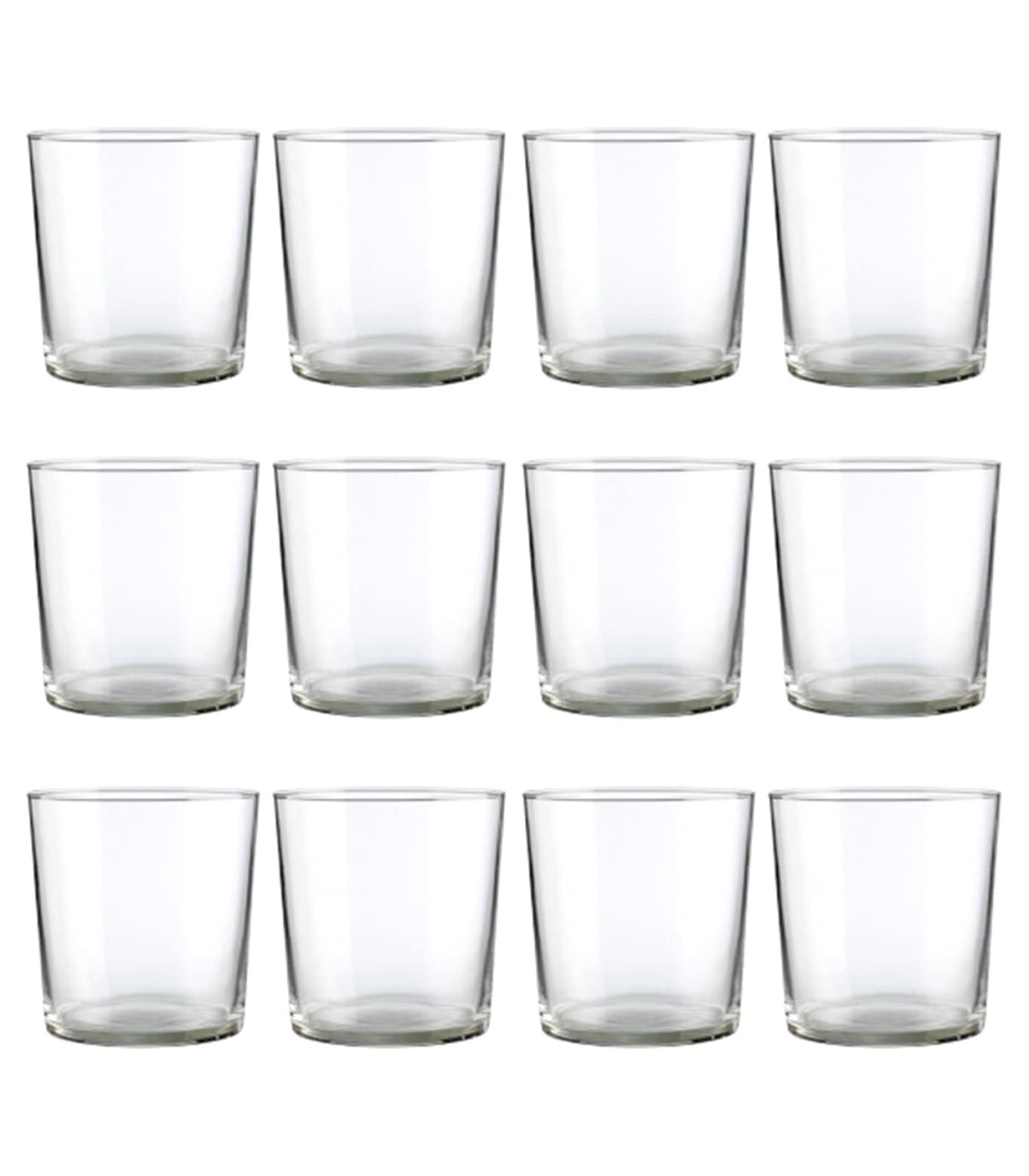 Set de 12 vasos de cristal 35,5 cl, modelo Bodega, pack de 12