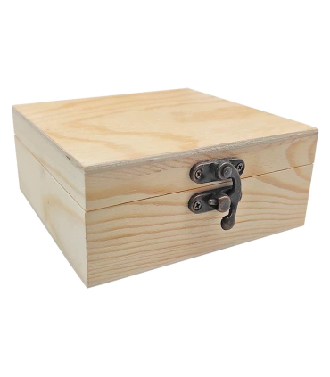  Thyle 12 cajas de madera sin terminar, 6.3 x 4.9 x 1.8  pulgadas, caja de madera pequeña con tapa, caja de madera para  manualidades, cajas de madera rectangulares pequeñas para bricolaje