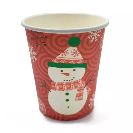 Pack 10 Vasos Cartón Navideños Surtidos Nochevieja
