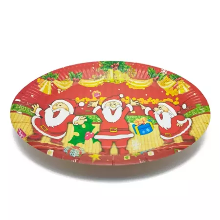 Pack 6 Platos Navideños Surtidos Ø 23 cm para Nochevieja Pack 6 Platos Navideños Surtidos Ø 23 cm para Nochevieja