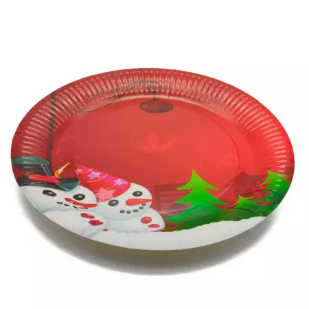 Pack 6 Platos Navideños Surtidos Ø 23 cm para Nochevieja Pack 6 Platos Navideños Surtidos Ø 23 cm para Nochevieja