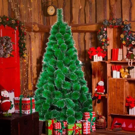 Árbol de Navidad 150 cm con Nieve, Fácil Montaje y Durable Árbol de Navidad 150 cm con Nieve, Fácil Montaje y Durable