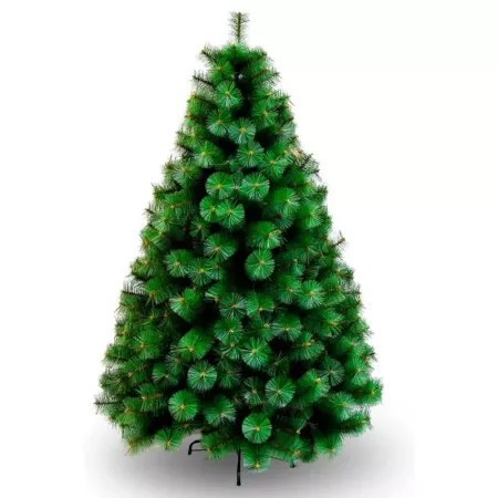 Árbol de Navidad 180 cm PVC Verde Fácil Montaje Durable