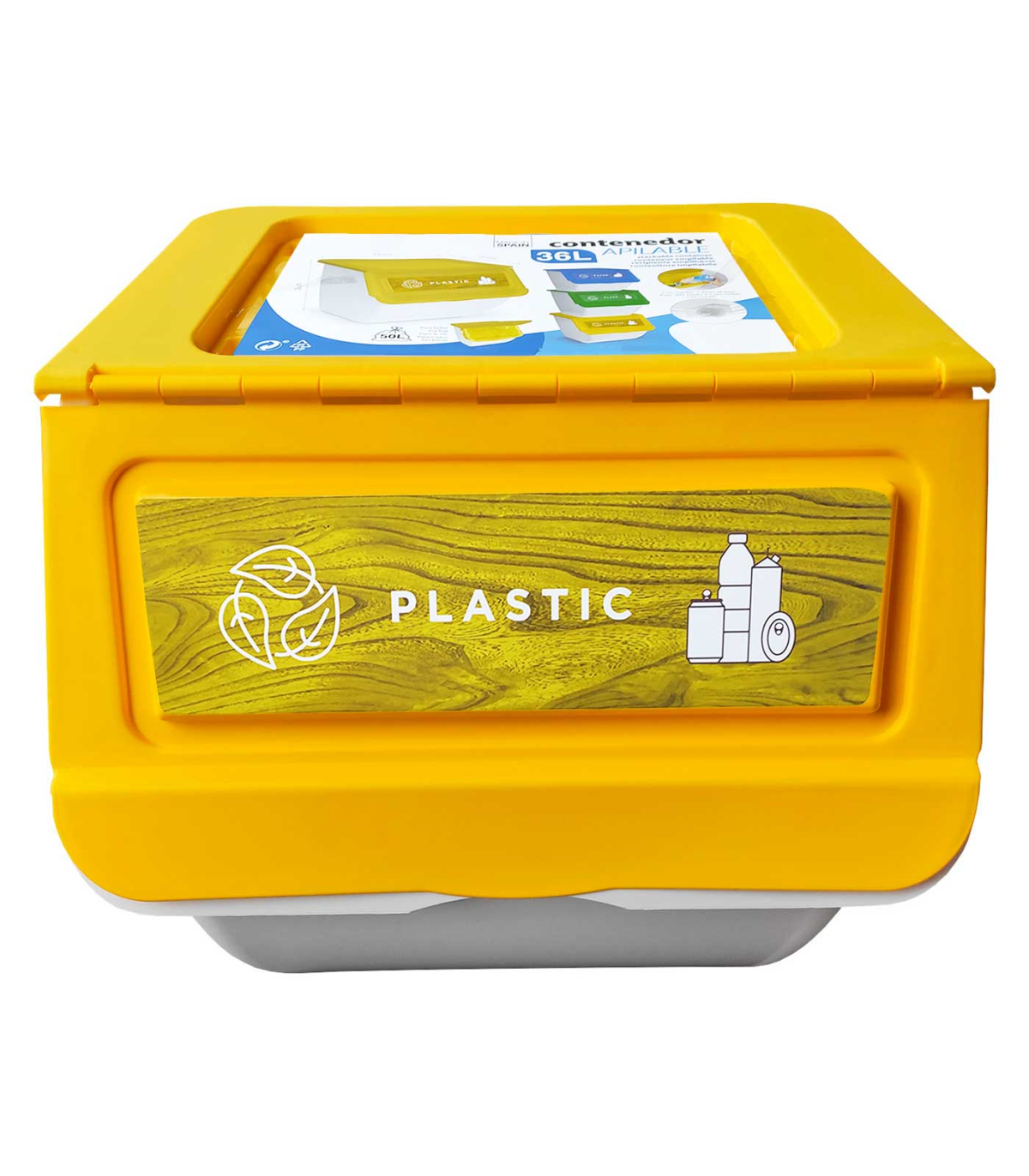 Espesar gran capacidad de almacenamiento Caja de plástico apilables caja  plegable con ruedas - China Caja de almacenamiento y el organizador precio