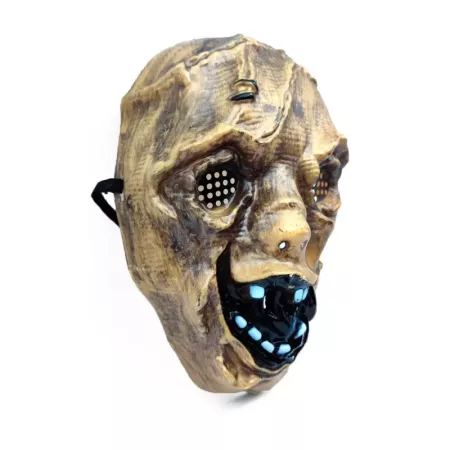 Tradineur - Máscara espantapájaros - Fabricado en plástico - Complemento para disfraces de Halloween, carnaval - 26 x 18 x 8,5 c