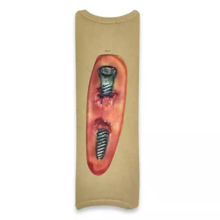 Tradineur - Blíster de mangas con heridas de halloween - Diseño realista - Ideal como complemento para disfraces, carnaval