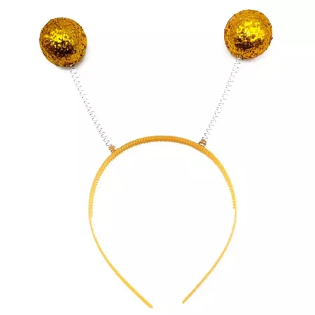 Tradineur - Diadema con bolsas saltarinas - Complemento para disfraz de carnaval, halloween, cosplay, fiesta, adultos, talla úni Tradineur - Diadema con bolsas saltarinas - Complemento para disfraz de carnaval, halloween, cosplay, fiesta, adultos, talla úni