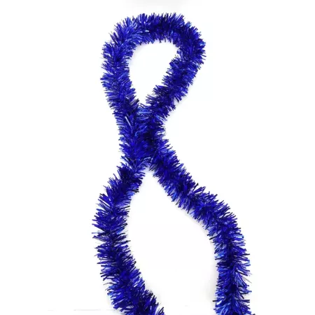 Guirnalda navideña azul brillante 180x12 cm - Decoración festiva