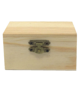 Caja de almacenamiento de madera con asas, caja rectangular decorativa,  almacenaje documentos, juguetes, herramientas, comida, r