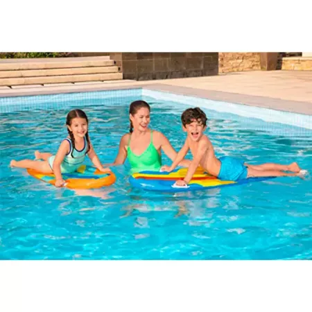 Colchoneta hinchable para niños 3-10 años con asas y parche Colchoneta hinchable para niños 3-10 años con asas y parche