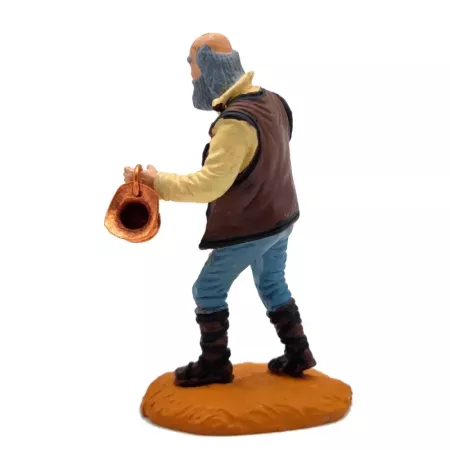 Tradineur - Figura de un bodeguero para belén - Fabricado en Durexina - Figuras decorativas divertidas para nacimiento, navidad, Tradineur - Figura de un bodeguero para belén - Fabricado en Durexina - Figuras decorativas divertidas para nacimiento, navidad,