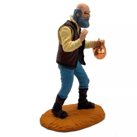 Tradineur - Figura de un bodeguero para belén - Fabricado en Durexina - Figuras decorativas divertidas para nacimiento, navidad, Tradineur - Figura de un bodeguero para belén - Fabricado en Durexina - Figuras decorativas divertidas para nacimiento, navidad,