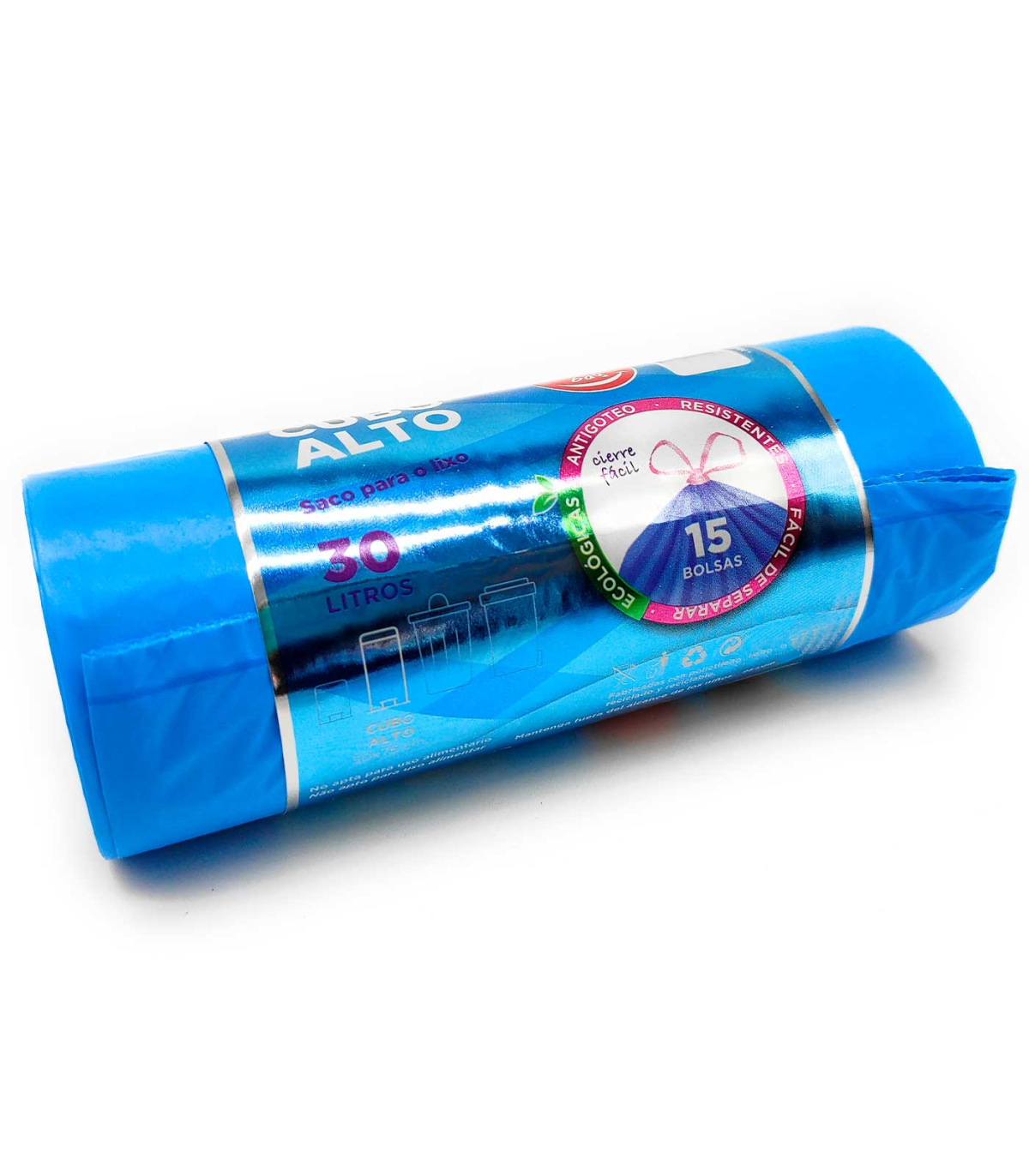 Bolsa reciclaje azul 30*38*55 cm - Orden en casa