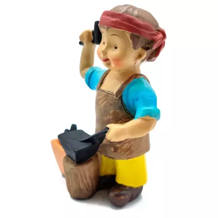 Figura de Herrero Naïf para Belén Navideño 10x7x4 cm