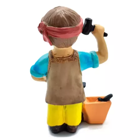 Figura de Herrero Naïf para Belén Navideño 10x7x4 cm