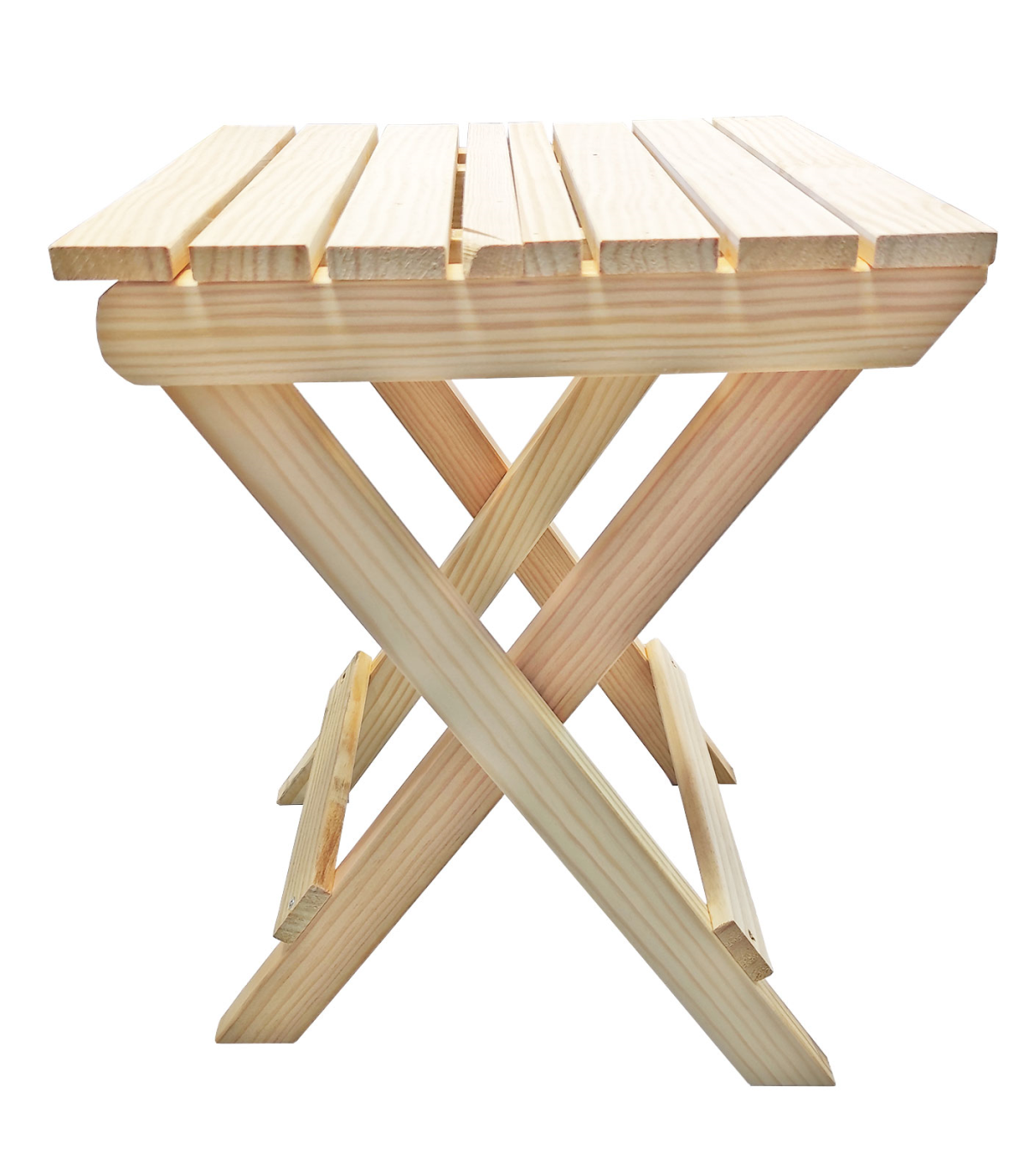 Tradineur - Silla plegable de madera con reposapiés para exterior, asiento  de 33 x 30 cm, máx. 95 kg, jardín, terraza, balcón