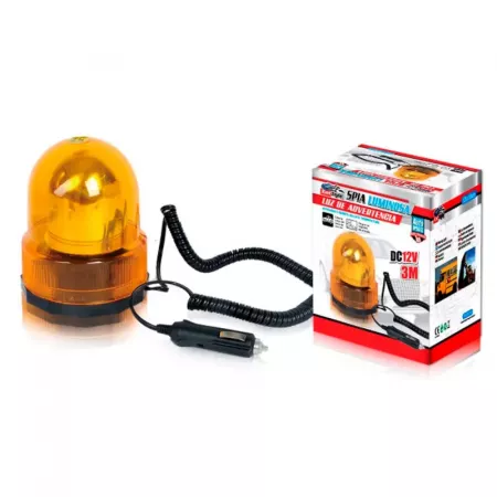 Faro Rotativo 360° 12V con Base Magnética y Cable 3m Faro Rotativo 360° 12V con Base Magnética y Cable 3m