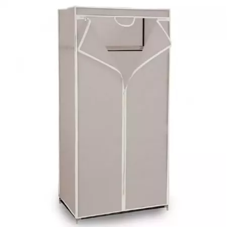 Armario Plegable TNT 160x75x46 cm, Portátil y Resistente Armario Plegable TNT 160x75x46 cm, Portátil y Resistente