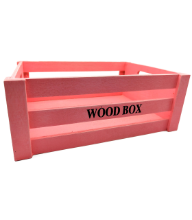 Caja Plegable Color Crate M Rojo