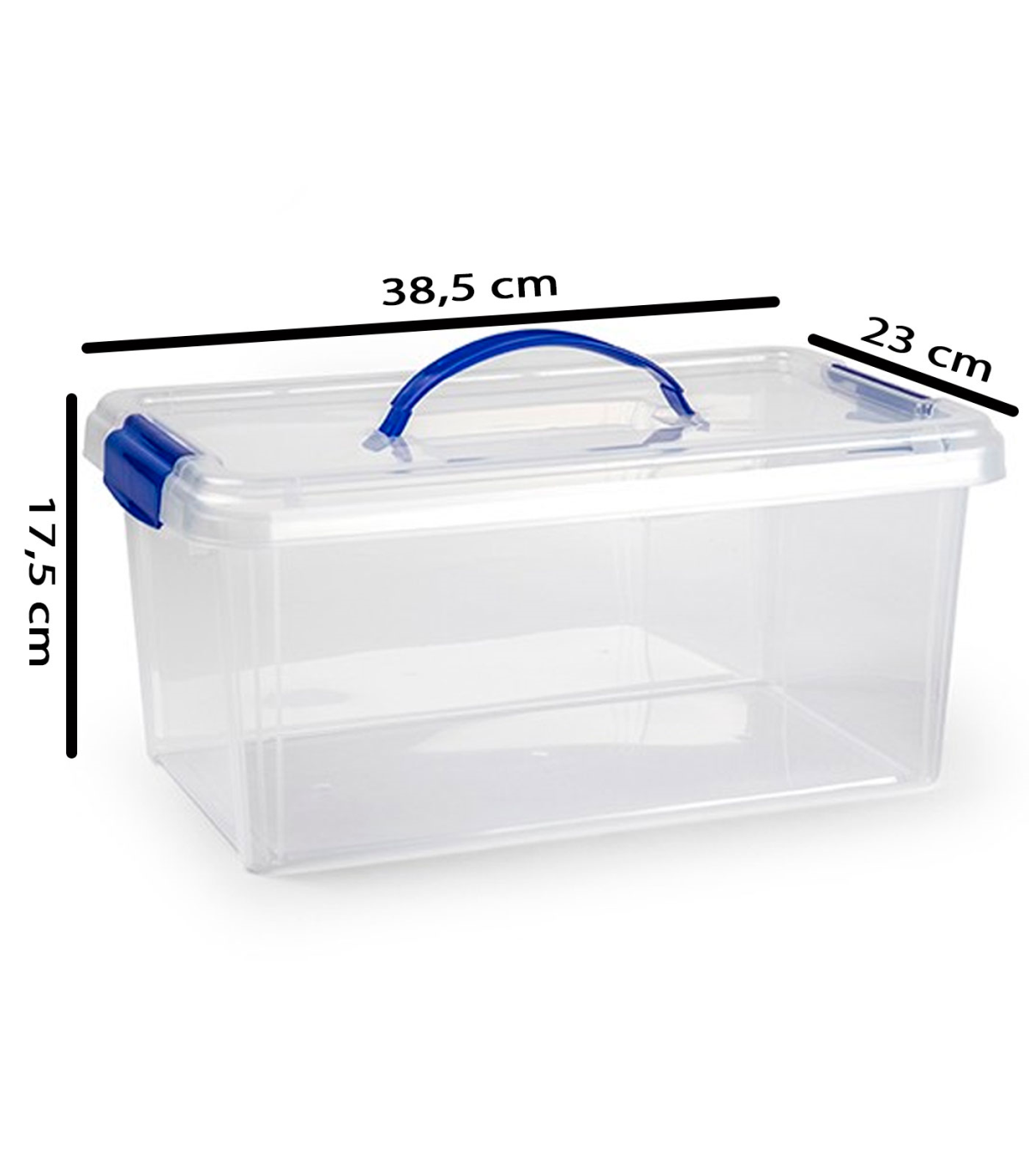 Caja de ordenación transparente, Fabricado en plástico
