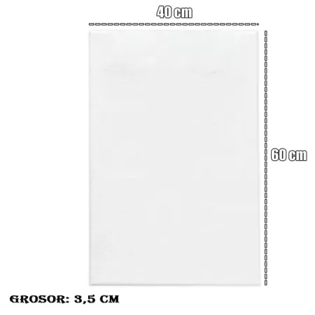 Tradineur - Lienzo grueso preestirado en blanco para pintar, 100% algodón, listones de madera, apto para todo tipo de pinturas, Tradineur - Lienzo grueso preestirado en blanco para pintar, 100% algodón, listones de madera, apto para todo tipo de pinturas,