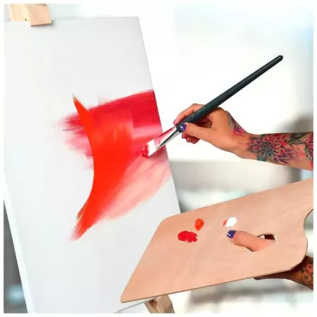 Tradineur - Lienzo grueso preestirado en blanco para pintar, 100% algodón, listones de madera, apto para todo tipo de pinturas, Tradineur - Lienzo grueso preestirado en blanco para pintar, 100% algodón, listones de madera, apto para todo tipo de pinturas,