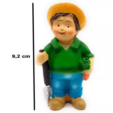 Figura Granjero Naïf para Belén Navidad 9,2x5,3x3 cm Figura Granjero Naïf para Belén Navidad 9,2x5,3x3 cm